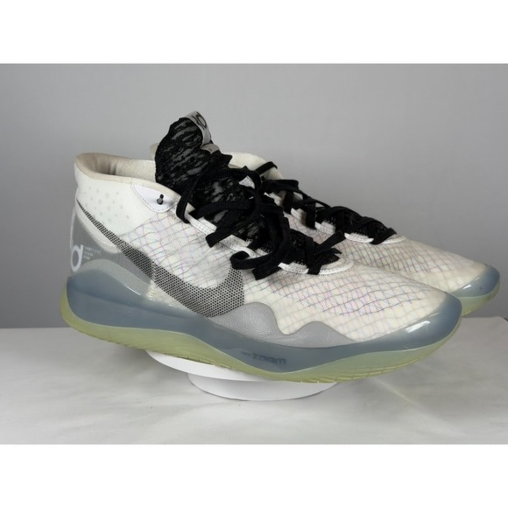 Nike Zoom KD 12‎ TB Kevin Durant White/Black Glow Sole US 15 CN9518-100